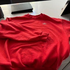 Alo Accolade Red Crew sweatshirt